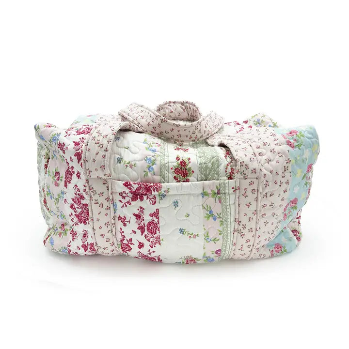 Quilted Weekender Duffle Bag