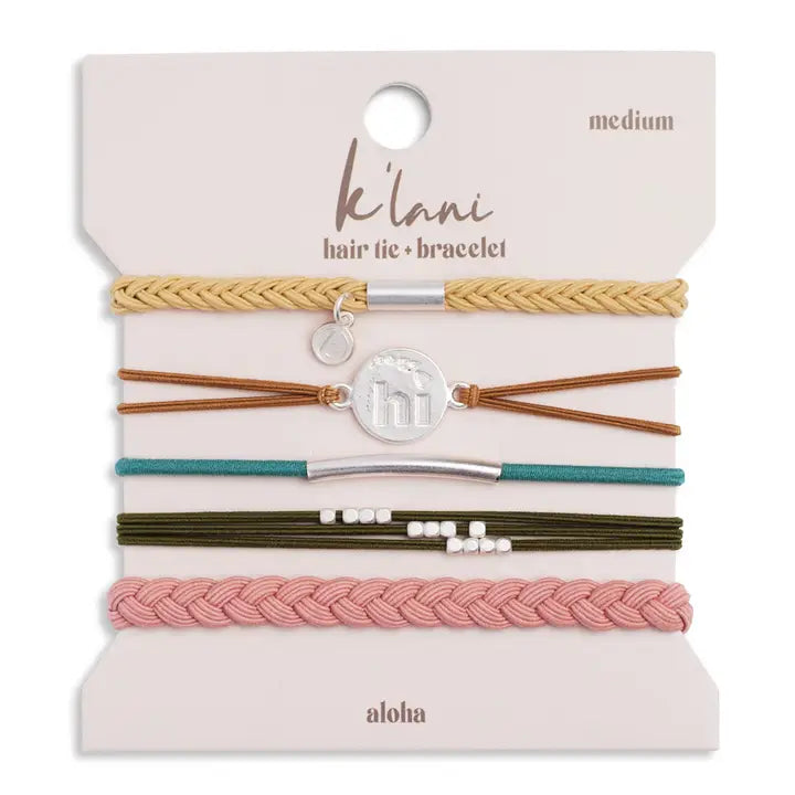 Aloha Hair Tie Bracelets