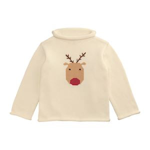 Mudpie | Reindeer Rollneck Sweater