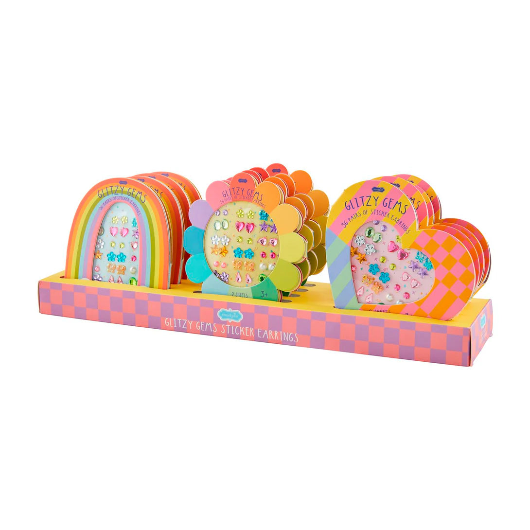 Mudpie | Glitzy Gem Sticker Earring Set