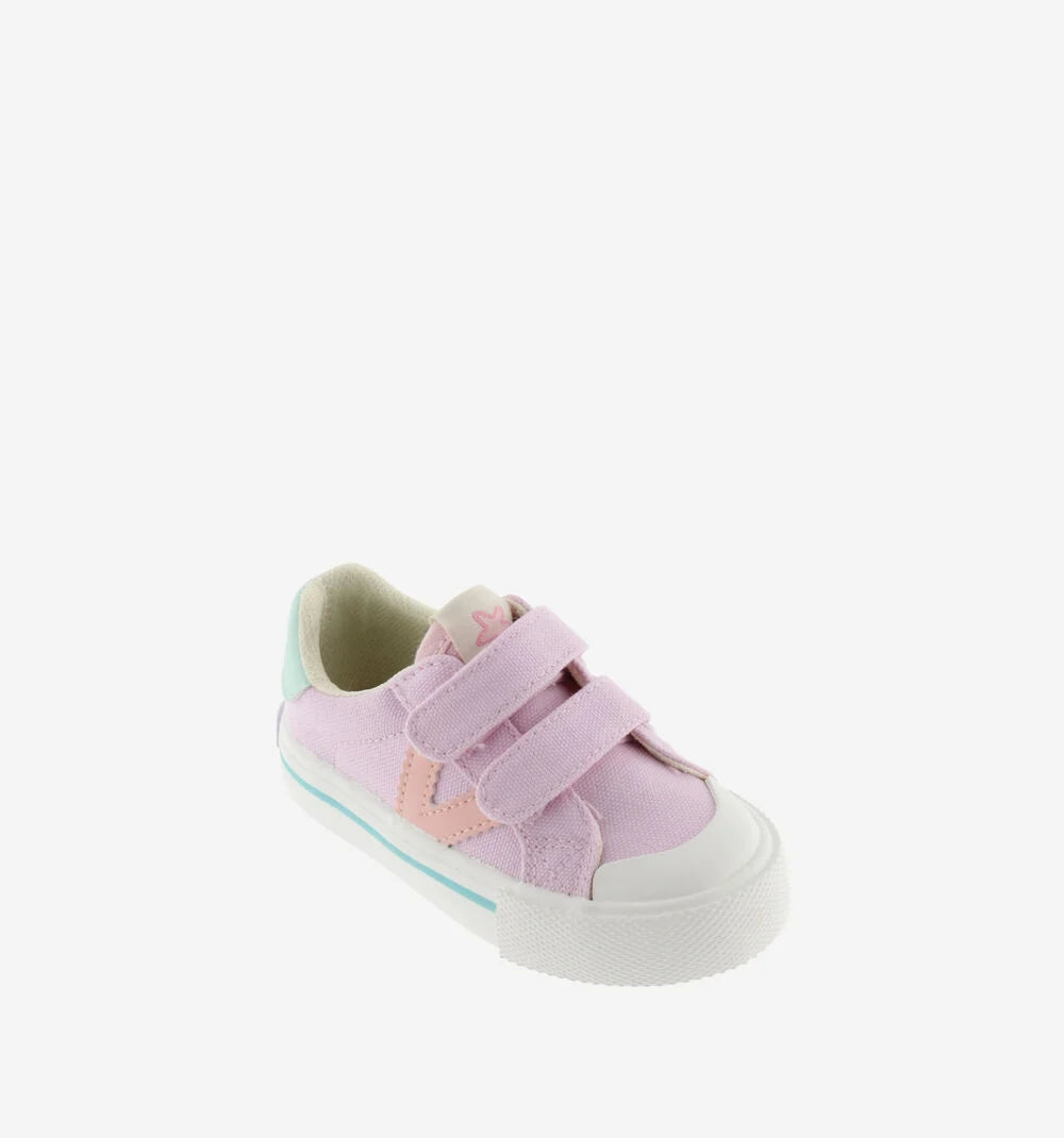 VICTORIA | Tribu Canvas Straps Canvas Sneaker - Petalo