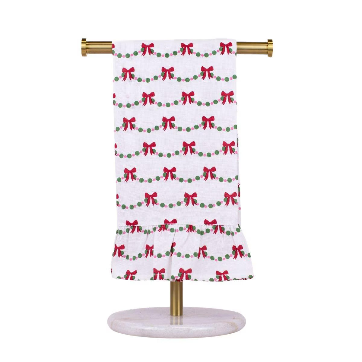 Royal Standard | Bow Garland Ruffle Hand Towel