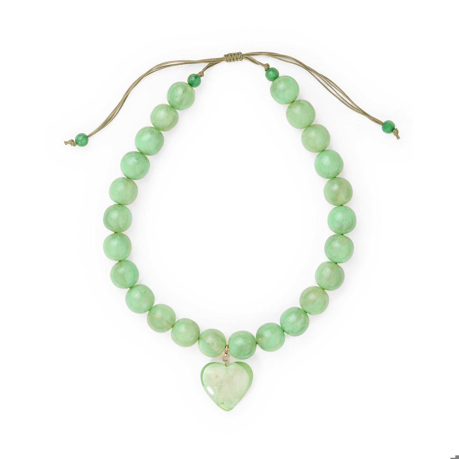 Emery Large Round Resin Necklace