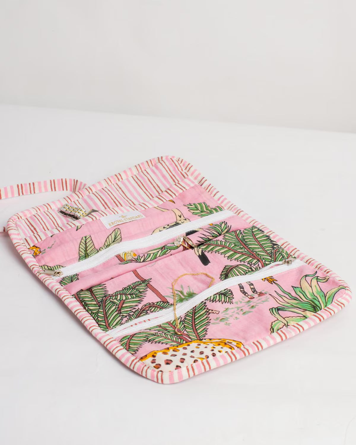 Liana Quilted Jewelry Roll