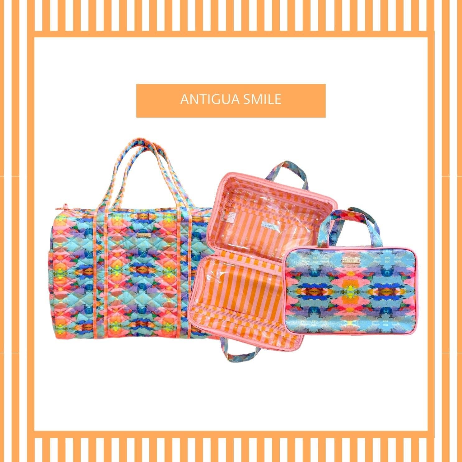 Laura Park | Antigua Smile Travel Duffle Bag