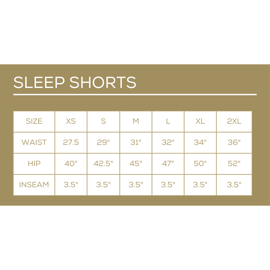 Royal Standard | Awe Shucks Sleep Shorts