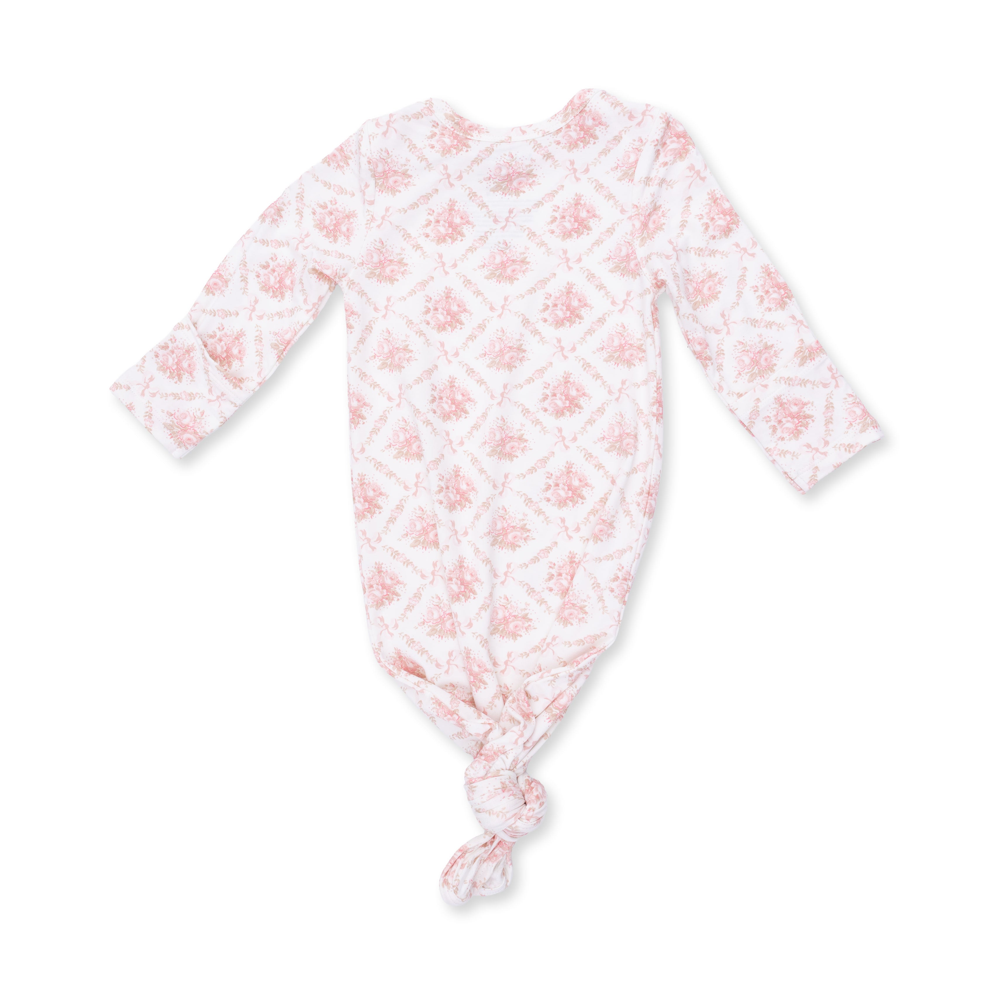 Angel Dear | Rose Bow Lattice Knotted Gown Set