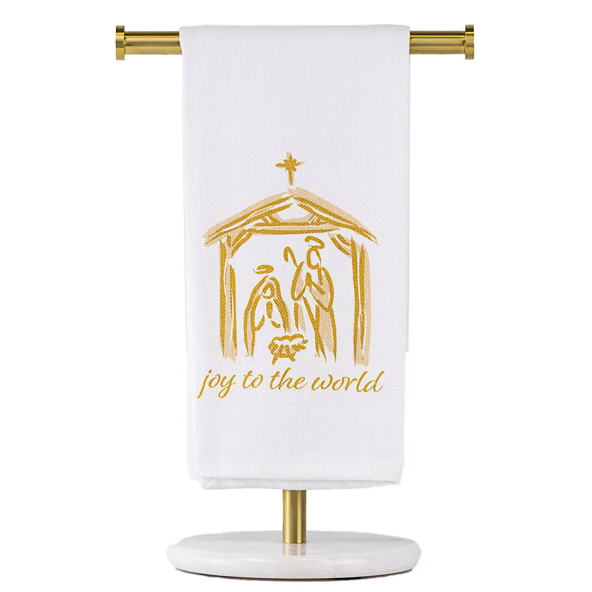 Joy To The World Nativity Hand Towel
