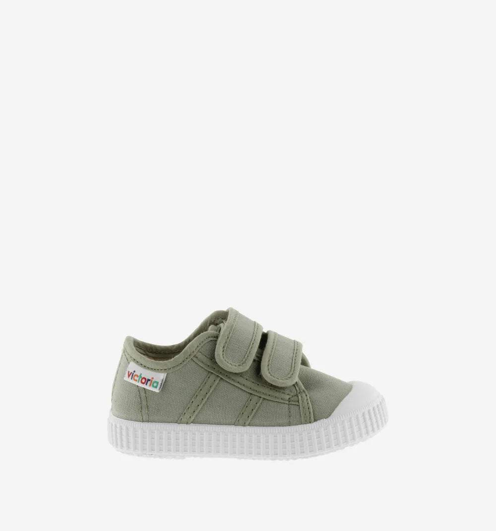 VICTORIA | Canvas Double Strap Sneaker