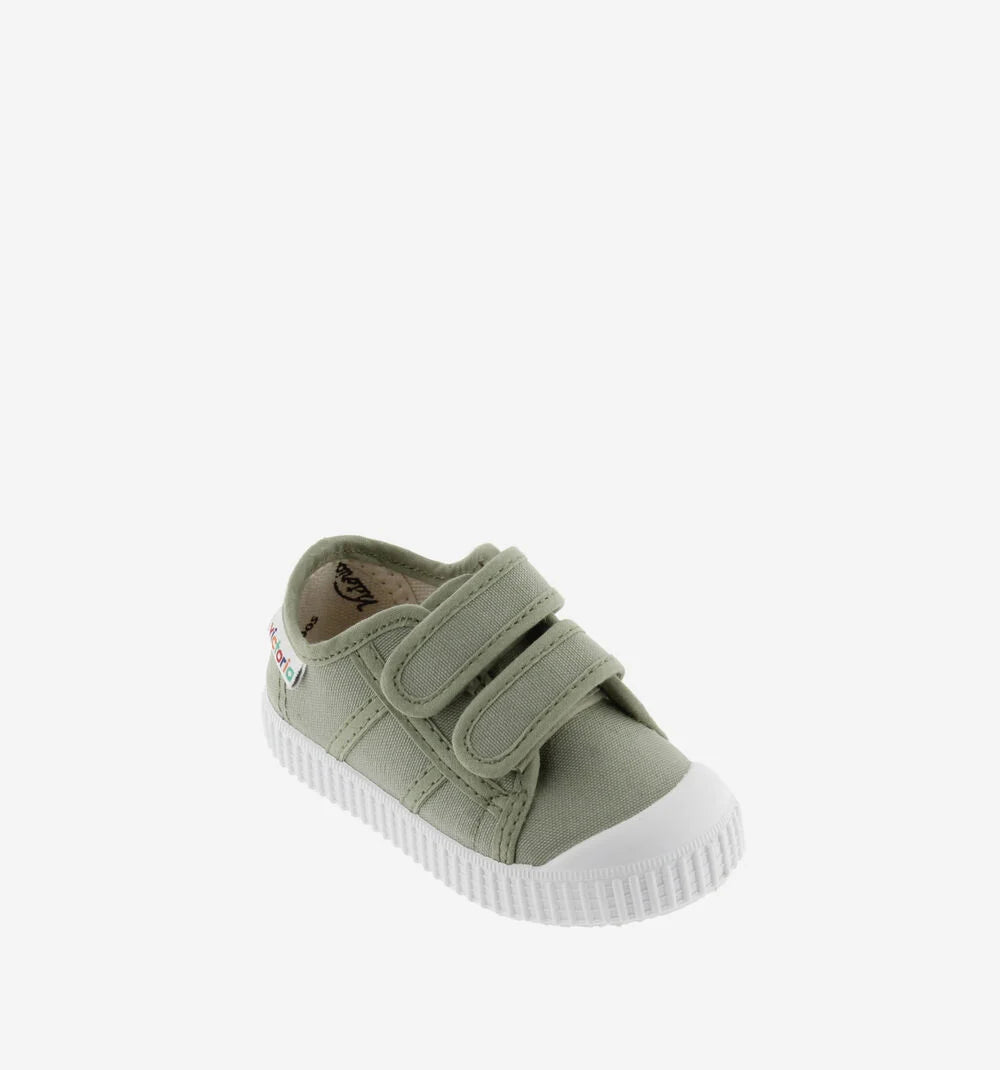 VICTORIA | Canvas Double Strap Sneaker