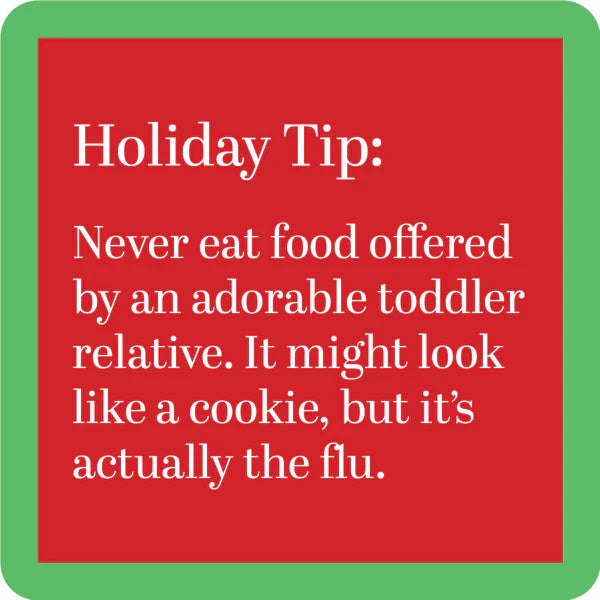 Drinks On Me | Holiday Coasters