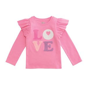 Mudpie | Heart & Love Ruffle Top