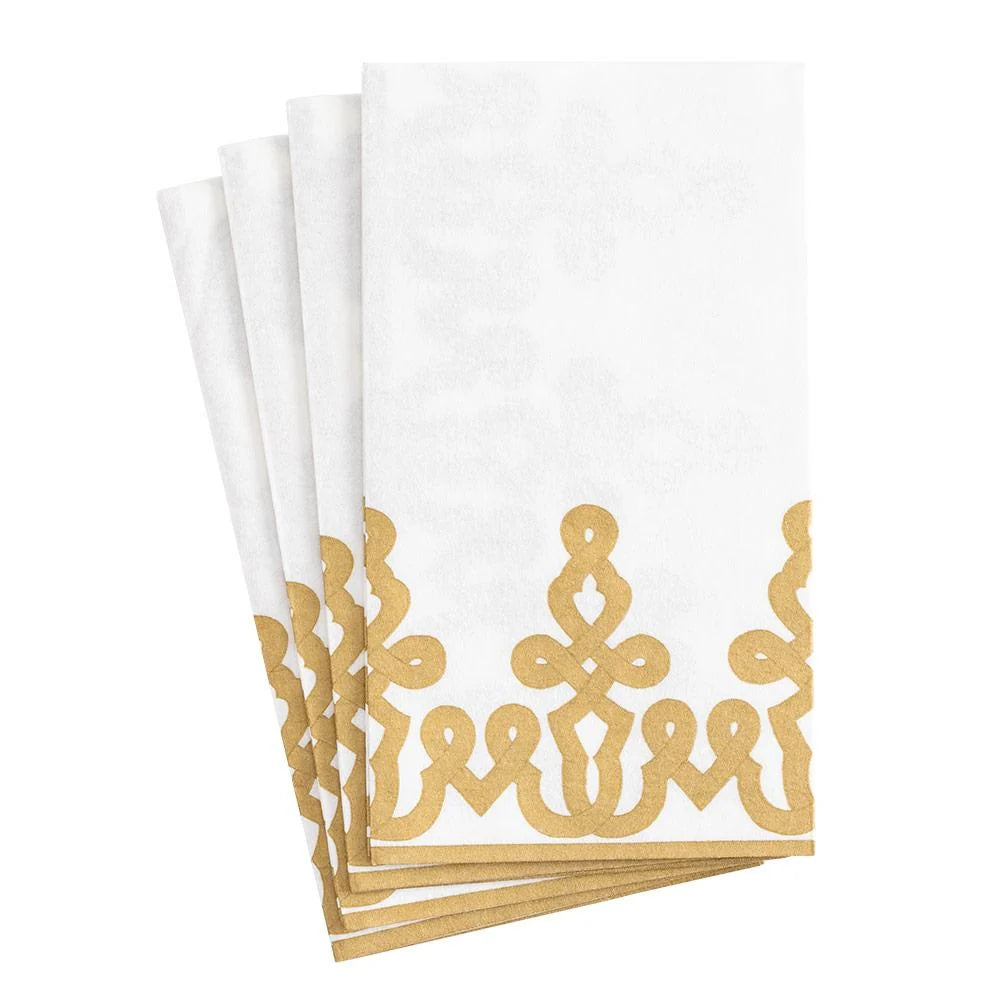 Dessin Passementerie Gold Dinner/Guest Napkin