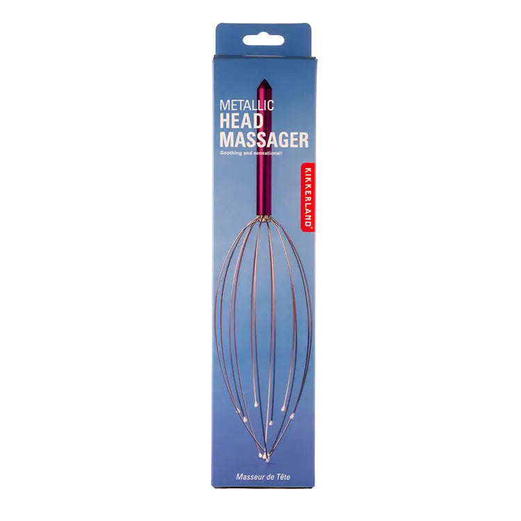 Metallic Head Massager