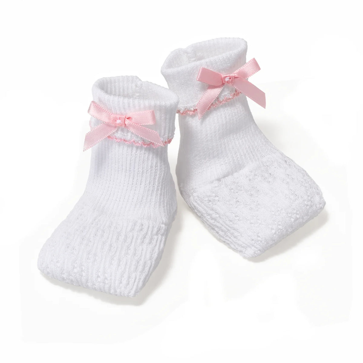 Patyknit Booties with Bow