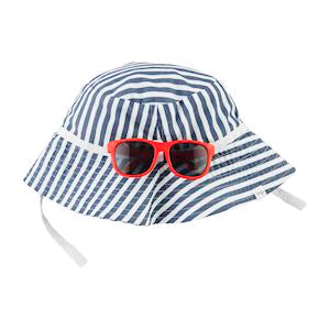 Mud Pie | Hat & Sunglasses Set