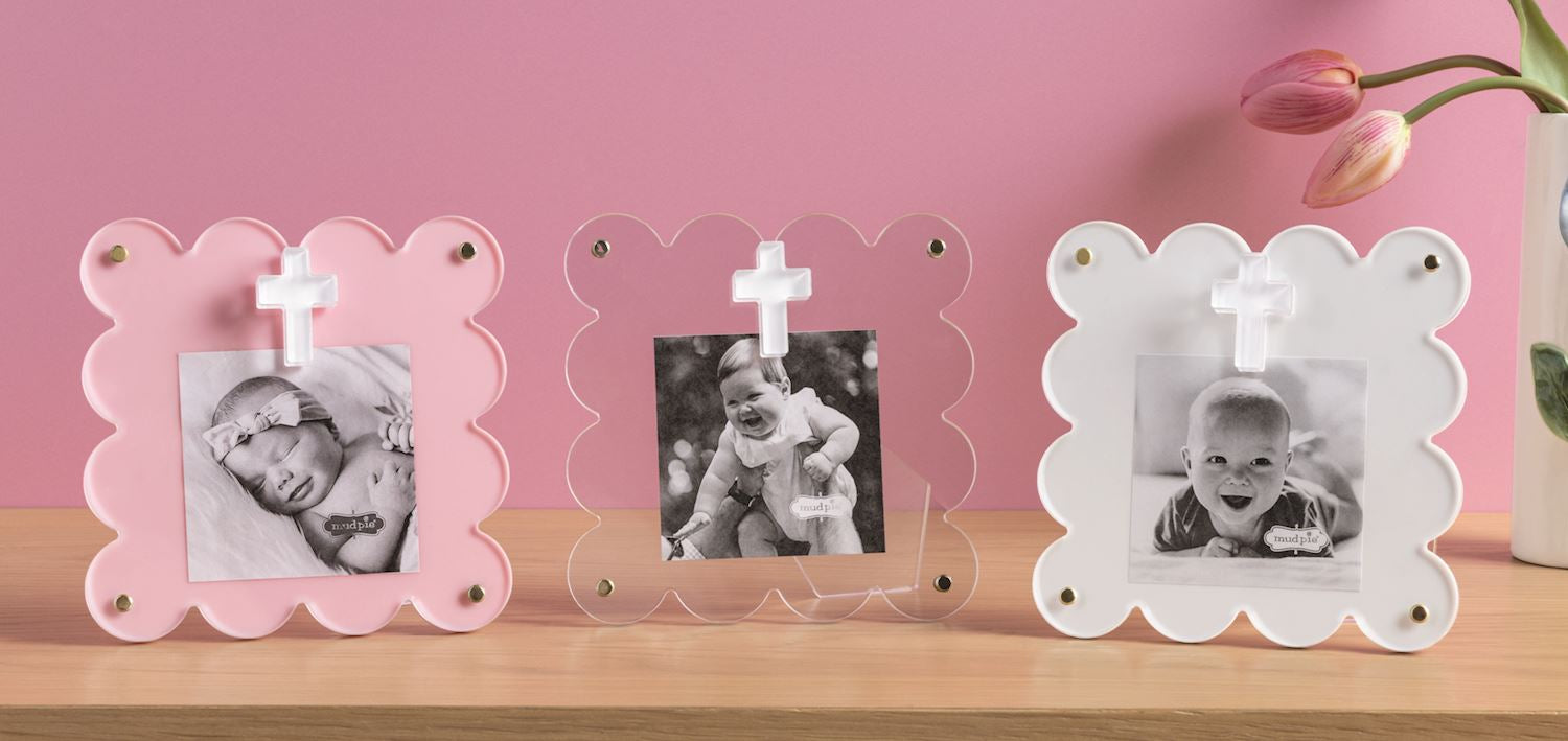 Acrylic Cross Frame 3" X 3"