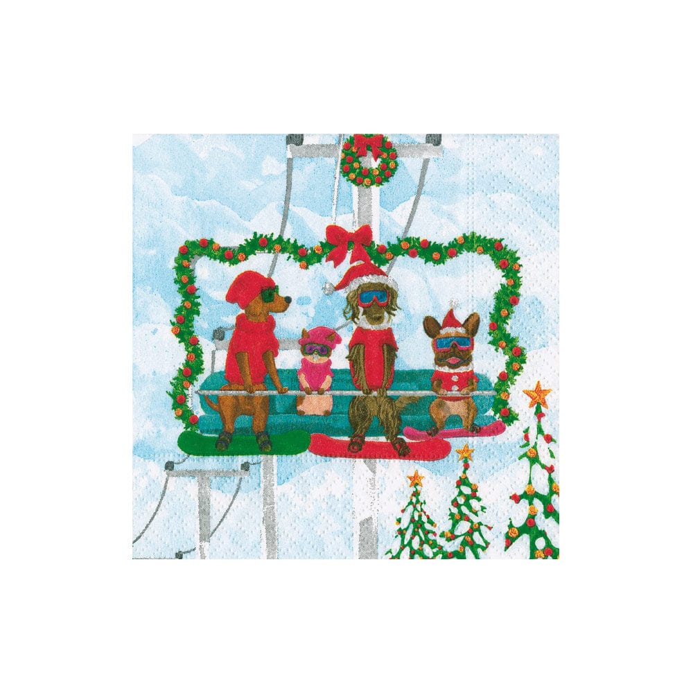 ALPINE PETS COCKTAIL NAPKIN