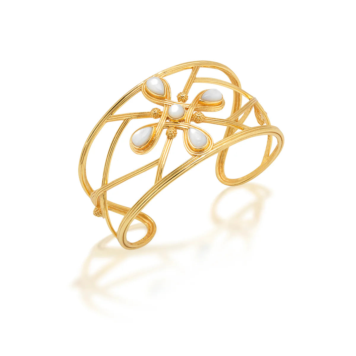 Monique Gem Cuff - Mother of Pearl