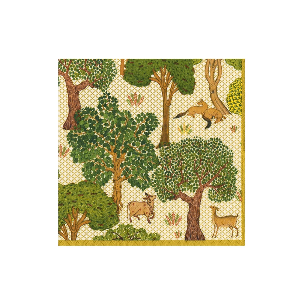ARCADIAN FOREST COCKTAIL NAPKIN