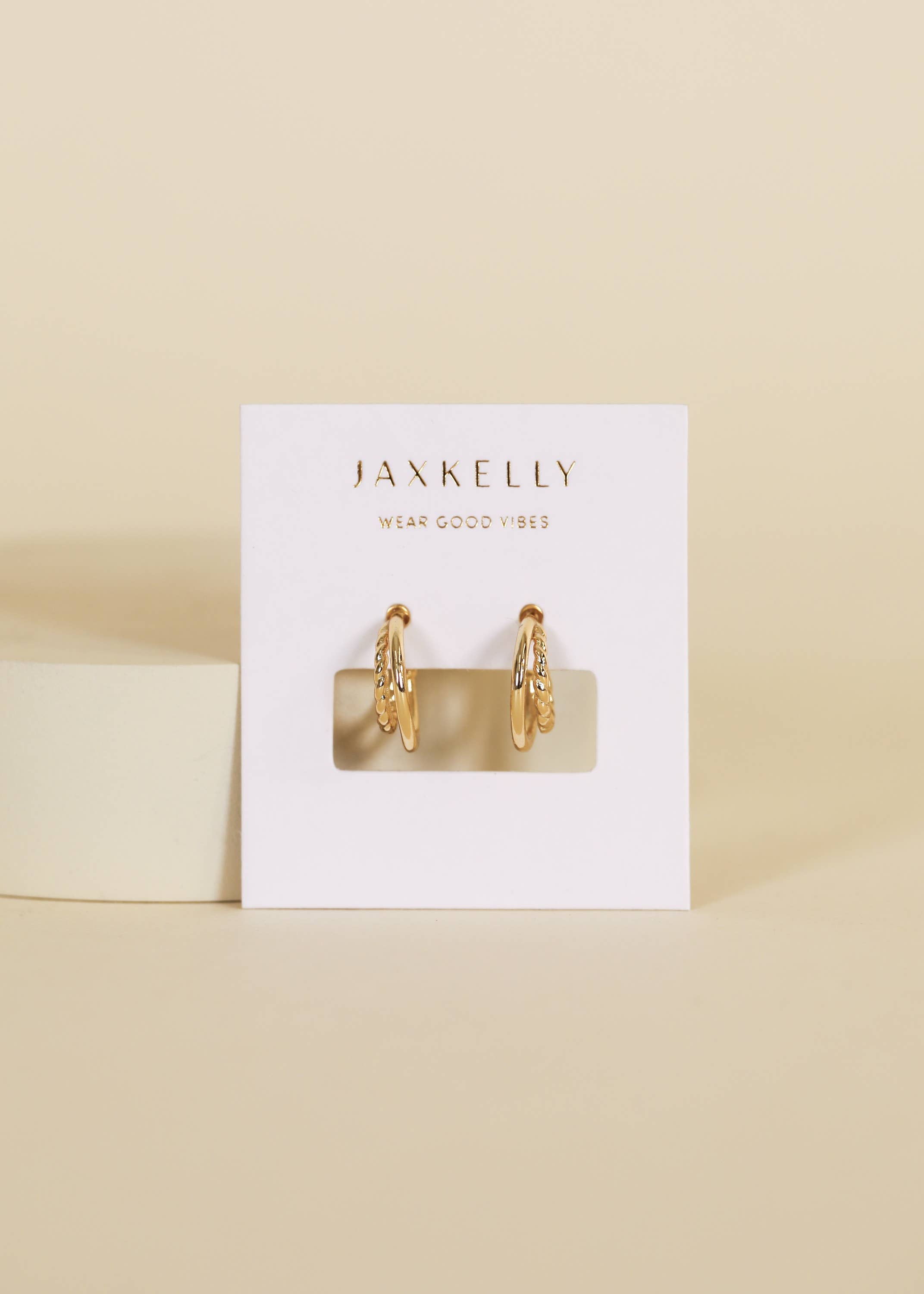 JaxKelly || Double Gold Hoop