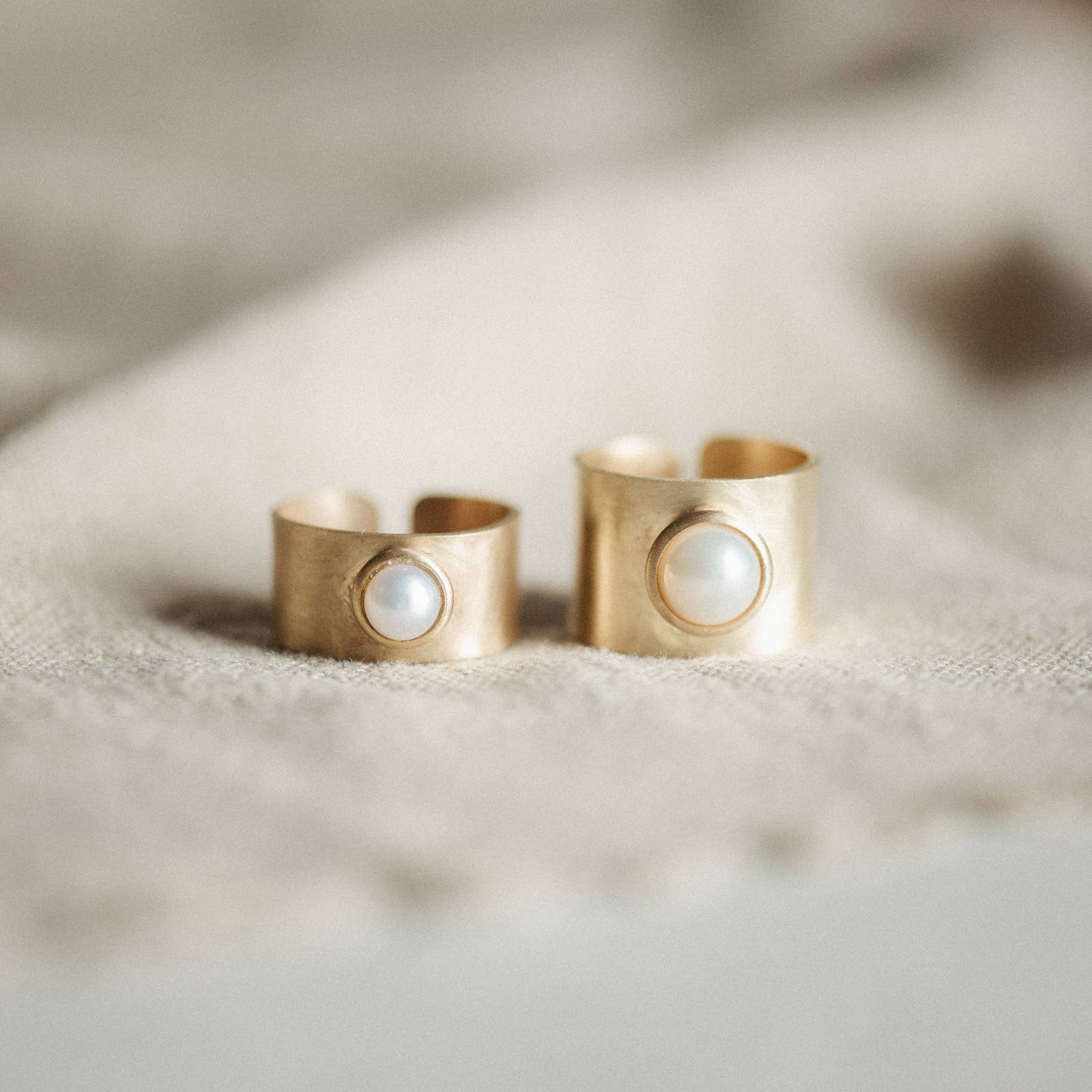 Nile Ring / 8mm / Pearl