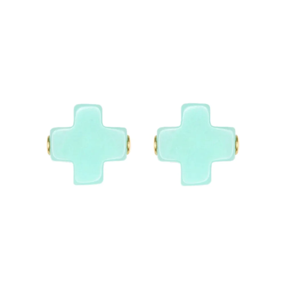 eNewton | Signature Cross Stud Earrings