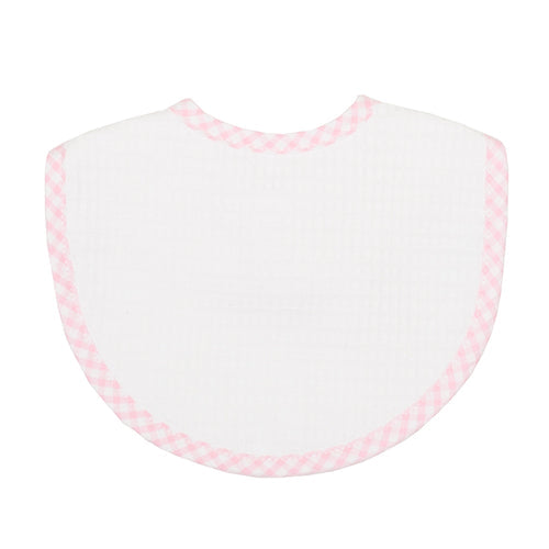 3 Marthas | Big Check Seersucker Basic Bib