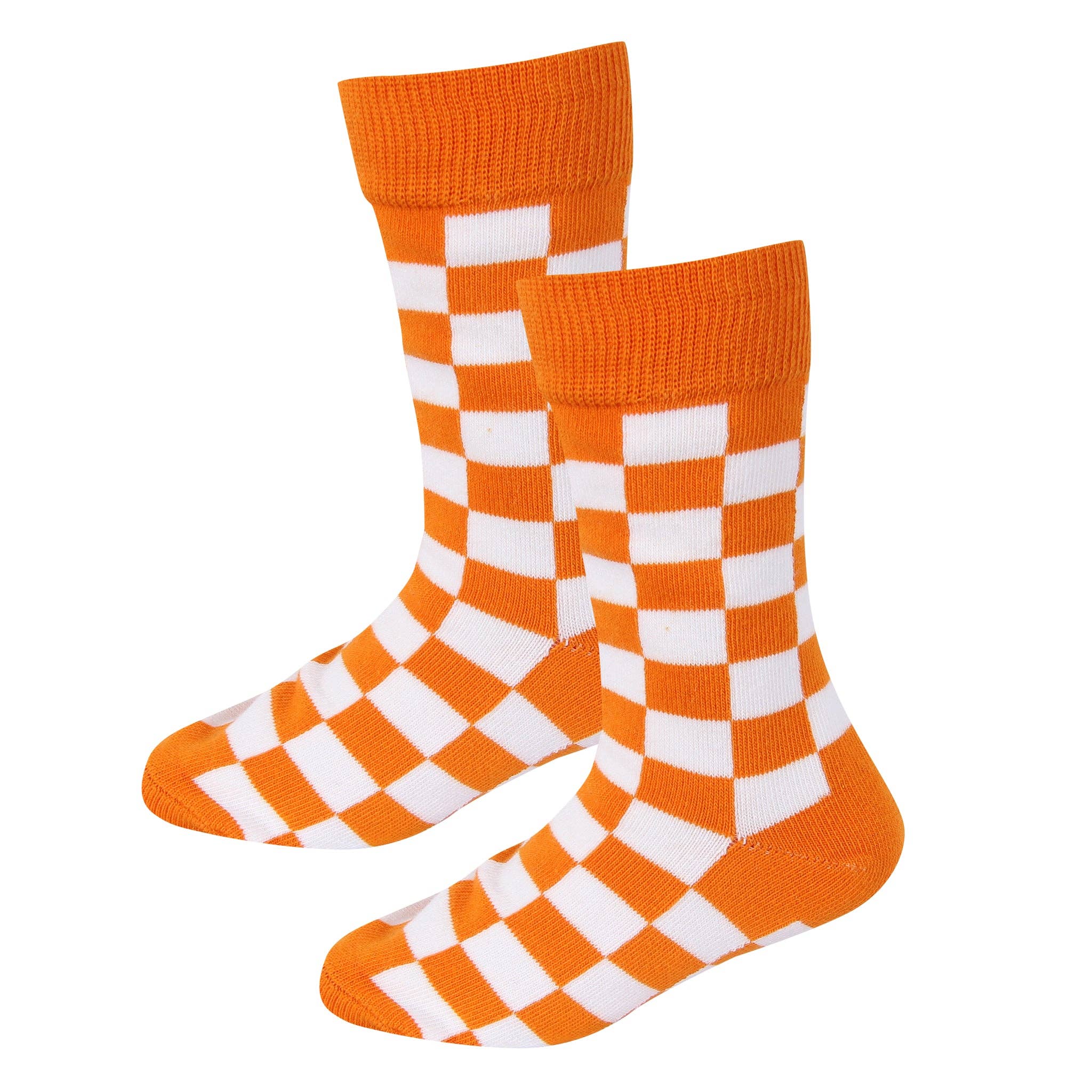 Kids Orange and White Socks