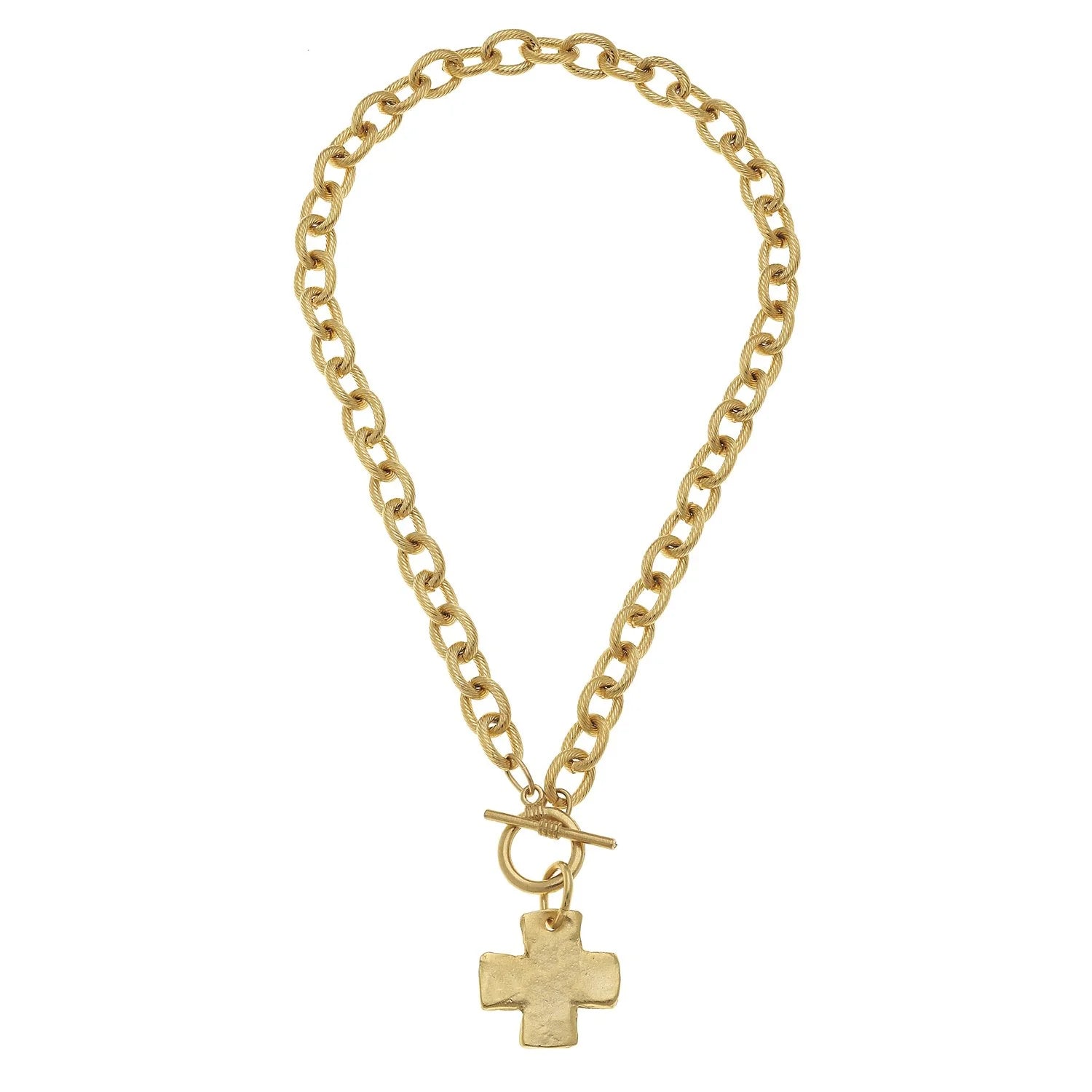 20" Cross Toggle Necklace