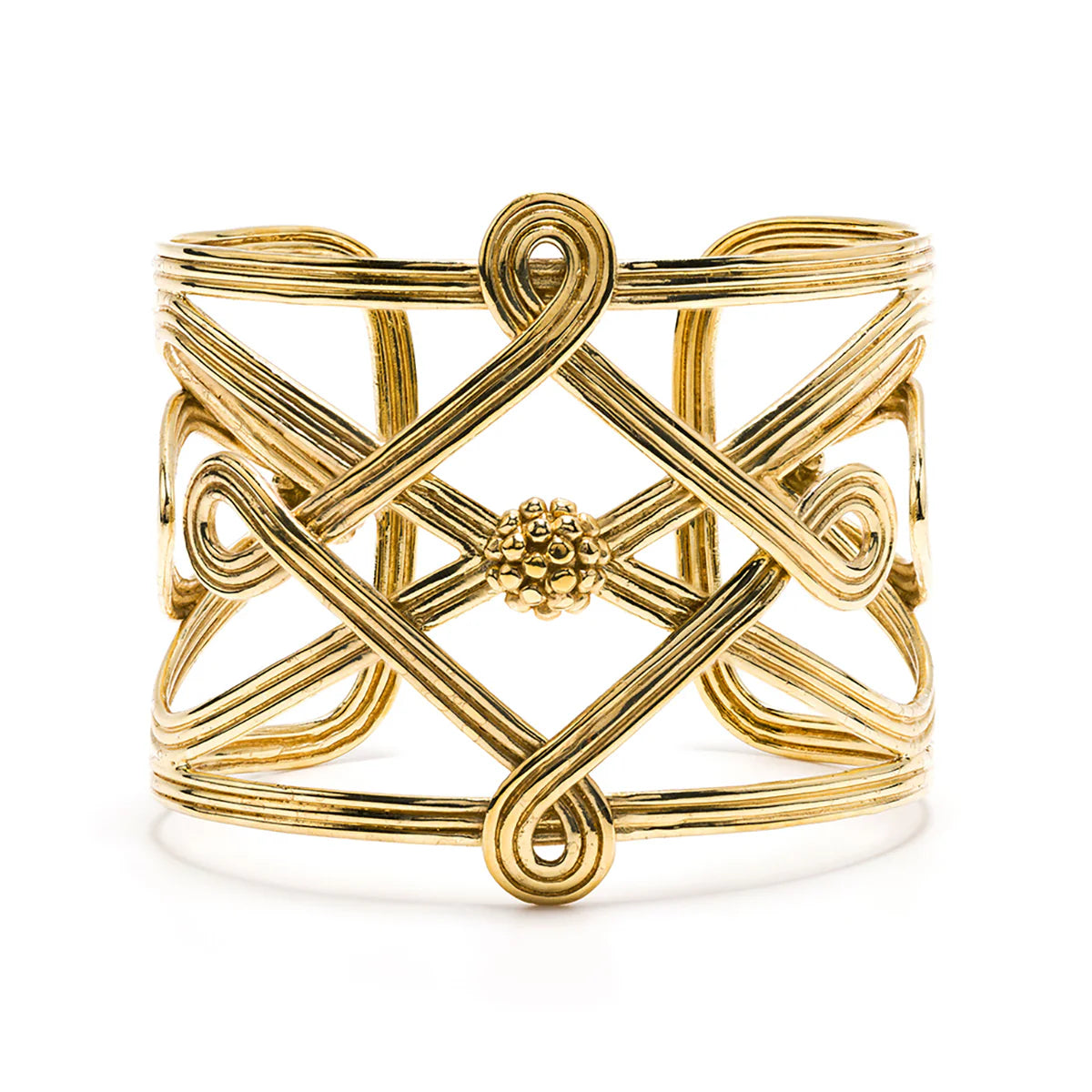 Monique Compass Cuff in Gold