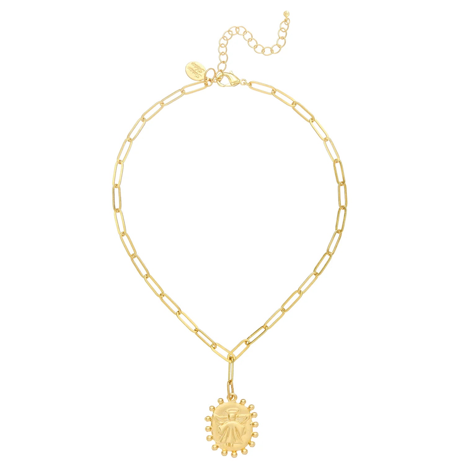 Susan Shaw | Gold Angel "Always With You" Necklace