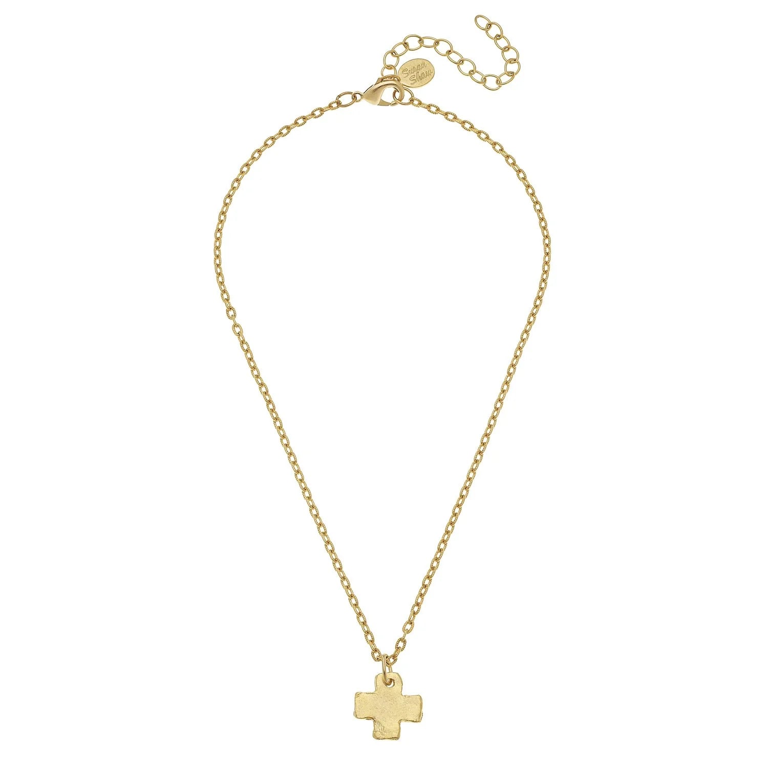 Delicate Gold Cross Necklace