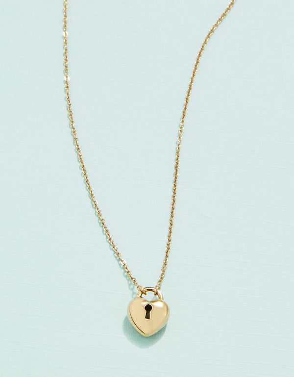 Spartina 449 | Locked in Love Heart Padlock Necklace