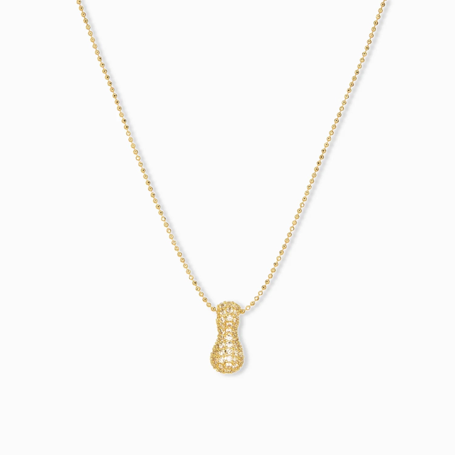 Marlyn Schiff Jewelry | Pave Bubble Charm Necklace