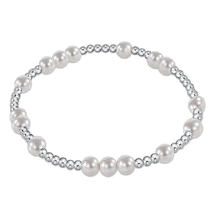 eNewton | Hope Unwritten Sterling 5mm Bracelet - Pearl