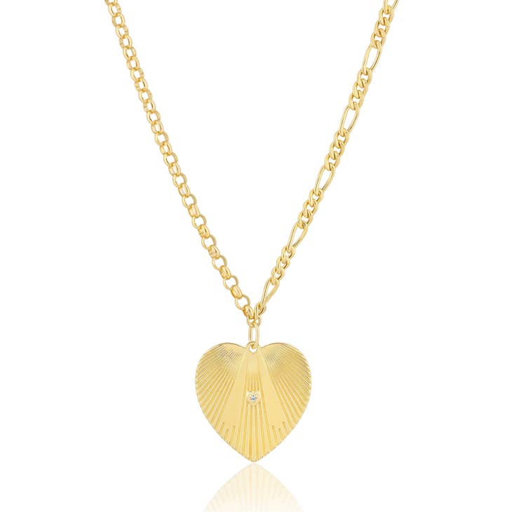 Ela Rae Jewelry | Mismatch Jumbo Heart Necklace