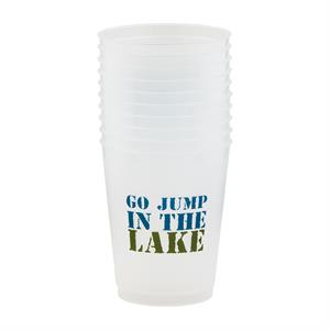 MudPie | Go Jump In The Lake Party Cup Set