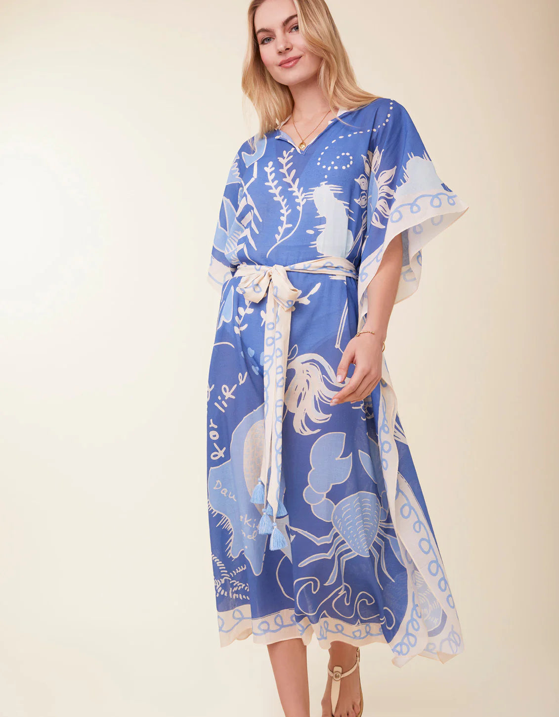 Edisto Beach Kaftan Overboard Open