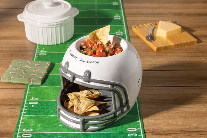 Football Helmet Chip And Dip