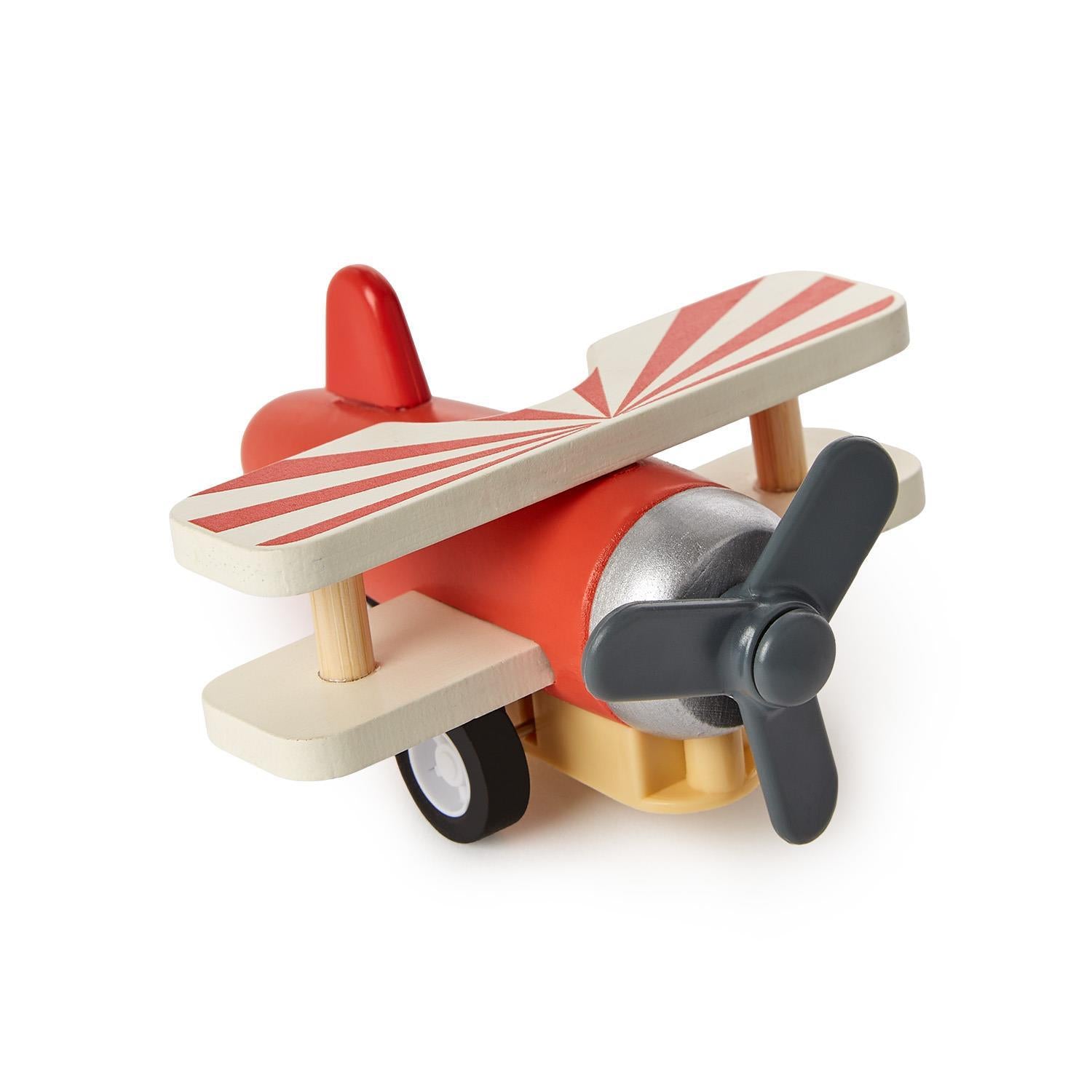 High Flyers Wooden Vintage Biplane