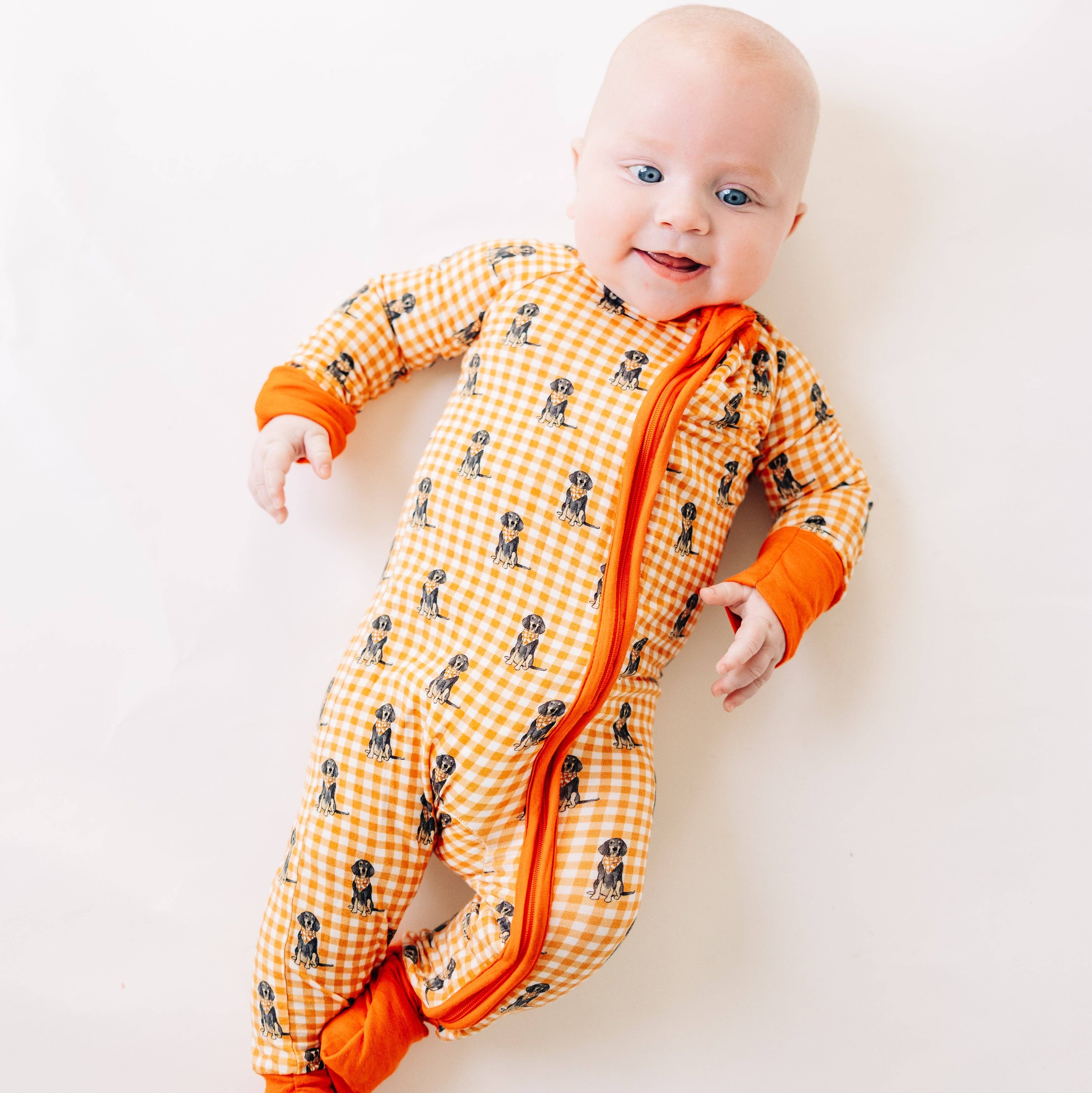 Bluetick Coonhound Stripe Unisex Kids Pajamas