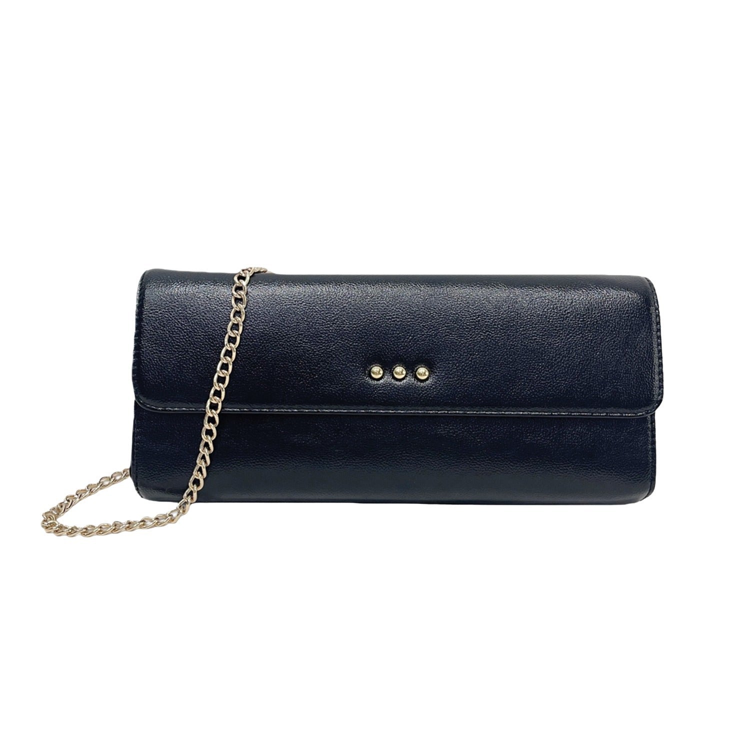 The Evening Metallic Clutch Crossbody Bag