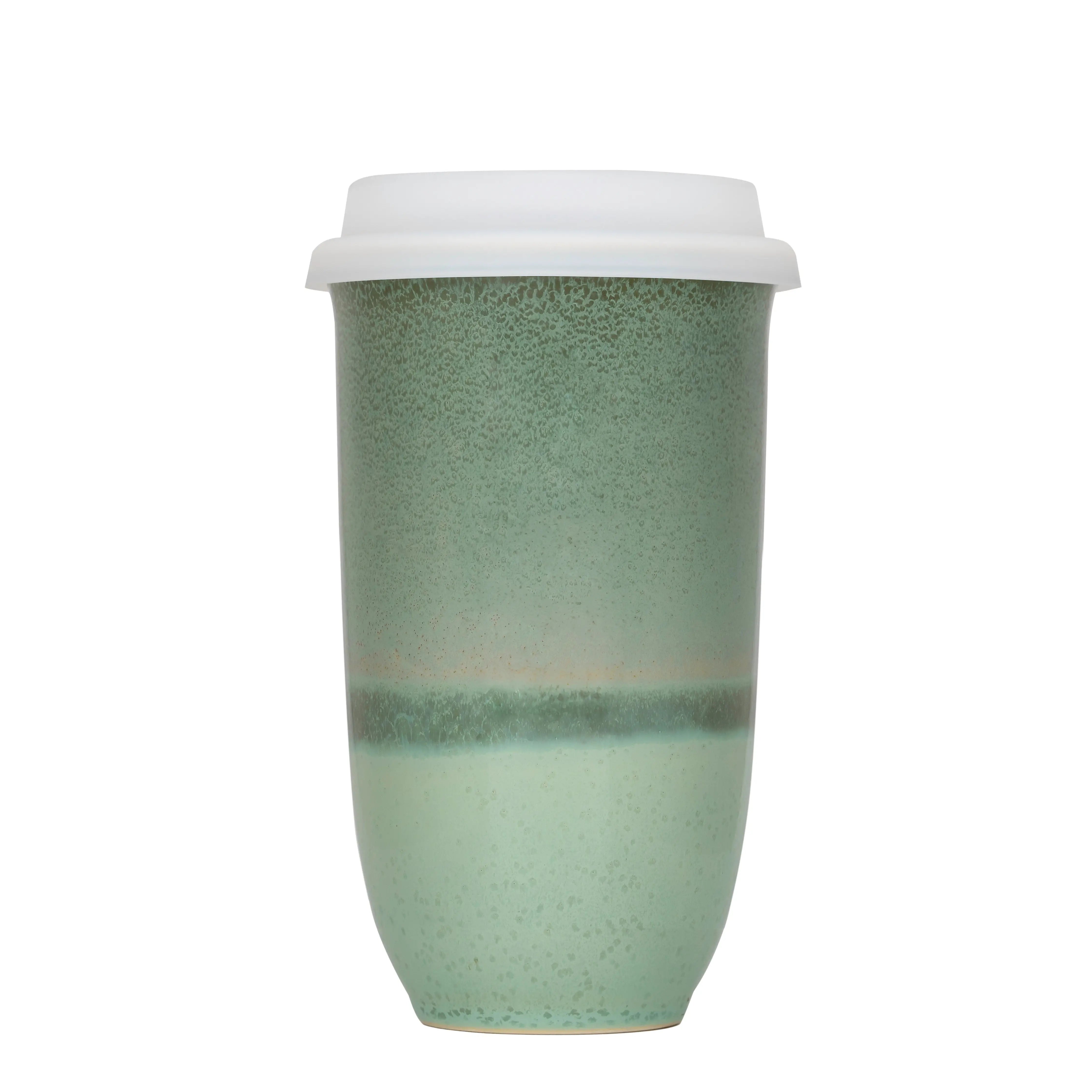 12oz Ceramic Mug with Sleeve and Lid