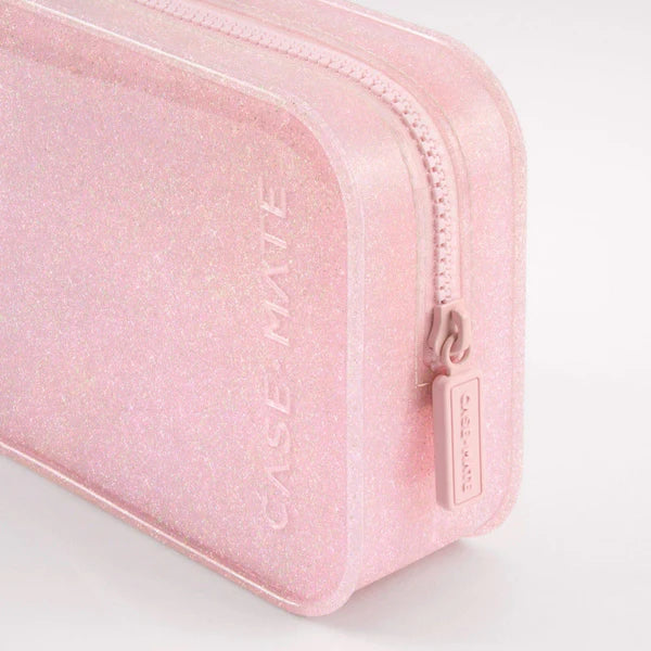 Case-Mate Ballet Pink Jelly Makeup Bag