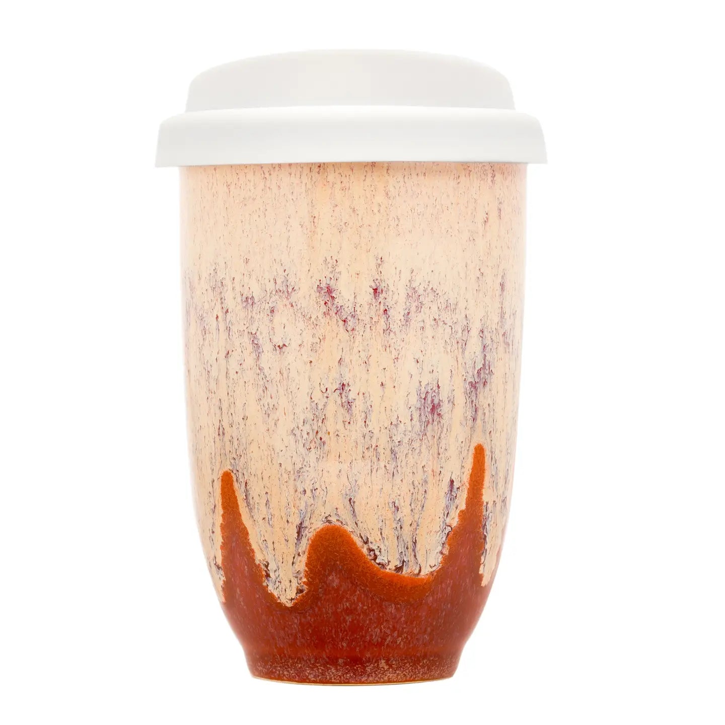 12oz Ceramic Mug with Sleeve and Lid