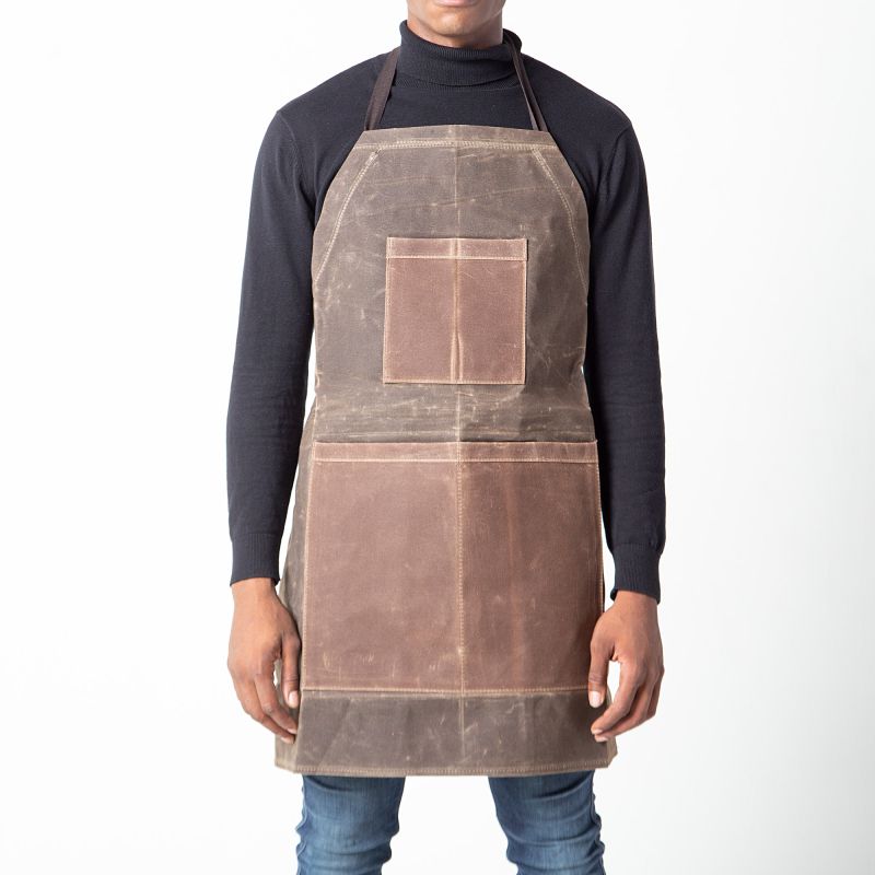 CB Station | Waxed Canvas Apron - Olive