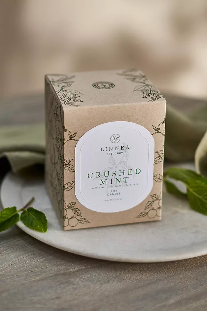 Linnea & Co. | Crushed Mint Large 2 Wick Candle
