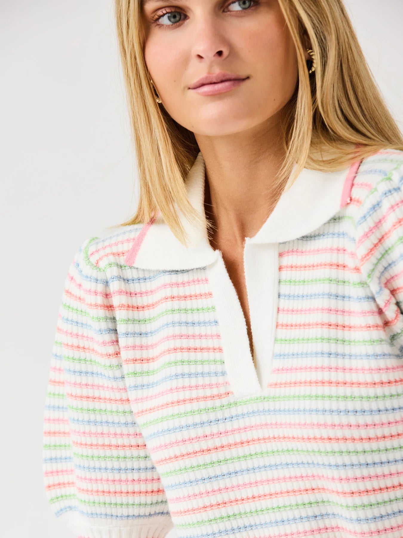 Emma Sweater Ivory Multi