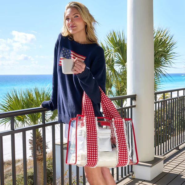 Case-Mate Cherry Gingham Jelly Tote